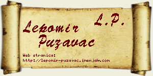 Lepomir Puzavac vizit kartica